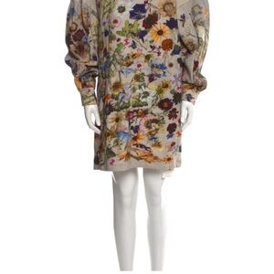 Anntian Sweatshirt Dress Panel Print G Pressed Women’s One Size Floral G Press